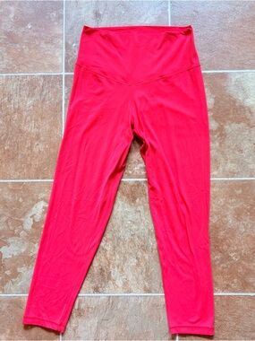 aerie Offline High-Rise 7/8 Leggings in Vibrant Red - NWOT
